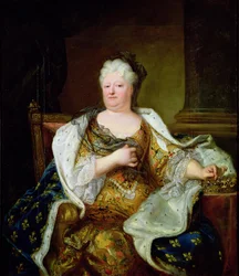 Porträt von Elisabeth Charlotte von Bayern, Herzogin von Orléans